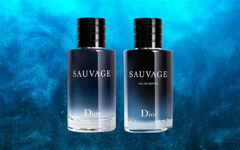 eau de toilette vs parfum dior sauvage|Dior Sauvage size comparison.